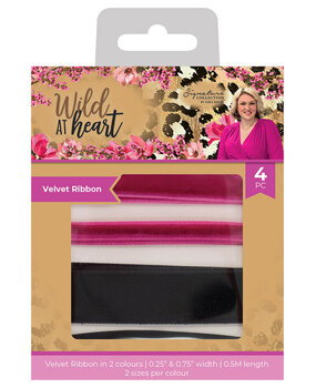 Crafter's Companion Wild at Heart Velvet Ribbon (SIG-WAH-VERI) (OUTLET)