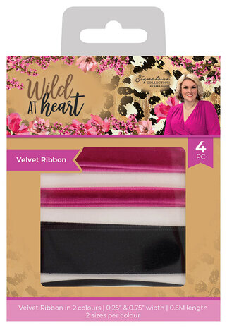 Crafter's Companion Wild at Heart Velvet Ribbon (SIG-WAH-VERI) (OUTLET)