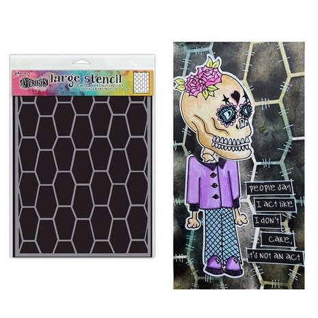 Ranger Dyan Reaveley Dylusions Stencil L Coffins (DYS85027) (DISCONTINUED) Ranger Dyan Reaveley Dylusions Stencil L Coffins (DYS85027) (DISCONTINUED)