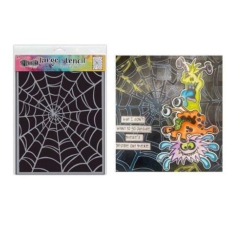 Ranger Dyan Reaveley Dylusions Stencil L Webs (DYS85102) (DISCONTINUED) Ranger Dyan Reaveley Dylusions Stencil L Webs (DYS85102) (DISCONTINUED)