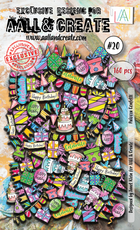 Aall and Create Ephemera Die Cuts Palooza Confetti (AALL-EP-020) (DISCONTINUED) Aall and Create Ephemera Die Cuts Palooza Confetti (AALL-EP-020) (DISCONTINUED)
