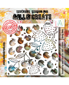 Aall and Create Stencil 6x6 Inch Berry Shake (AALL-PC-184) (DISCONTINUED)