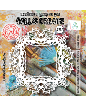 Aall and Create Stencil 6x6 Inch Framed Dreams (AALL-PC-217) (DISCONTINUED)