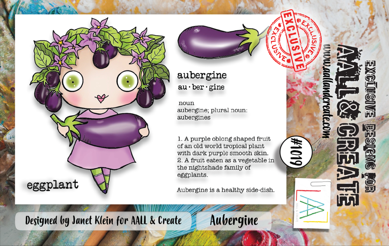Aall and Create Stamp Set A7 Aubergine (AALL-TP-1019) (DISCONTINUED)