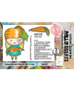 Aall and Create Stamp Set A7 Carrot (AALL-TP-1020) (OUTLET)