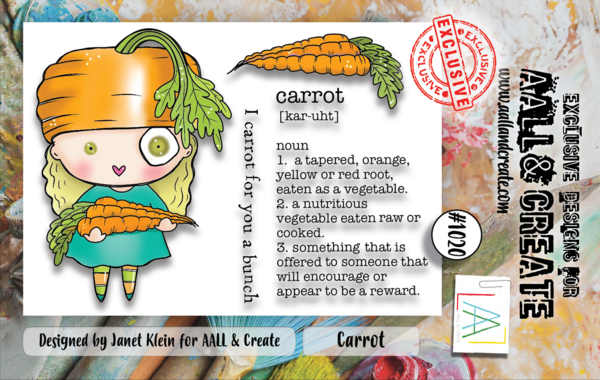 Aall and Create Stamp Set A7 Carrot (AALL-TP-1020) (OUTLET)