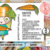 Aall and Create Stamp Set A7 Carrot (AALL-TP-1020) (OUTLET)