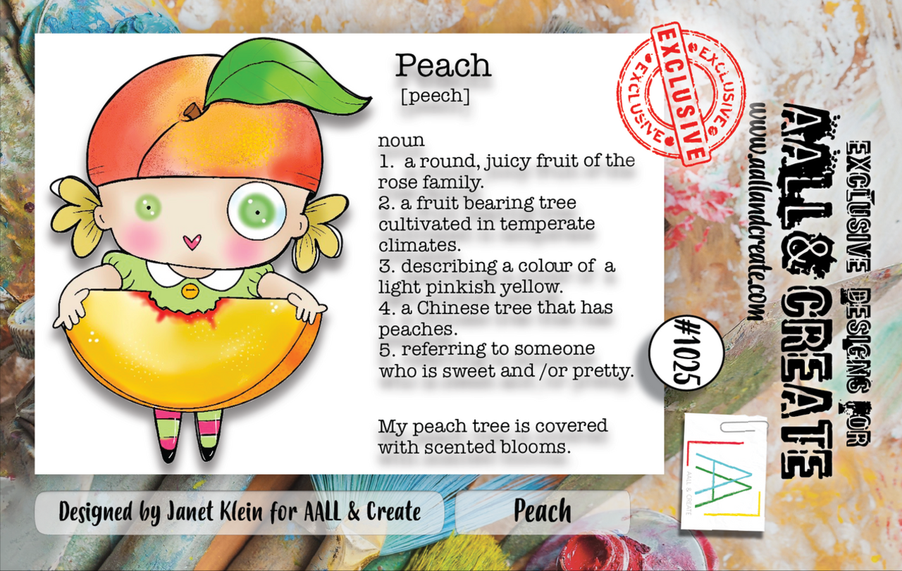 Aall and Create Stamp Set A7 Peach (AALL-TP-1025) (OUTLET) Aall and Create Stamp Set A7 Peach (AALL-TP-1025) (OUTLET)