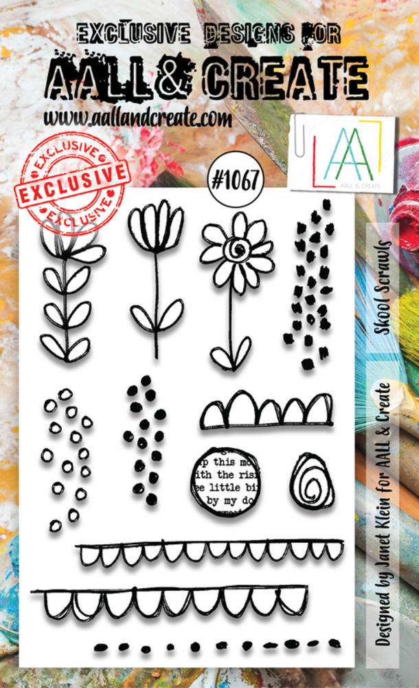 Aall and Create Stamp Set A6 Skool Scrawls (AALL-TP-1067) (DISCONTINUED) Aall and Create Stamp Set A6 Skool Scrawls (AALL-TP-1067) (DISCONTINUED)