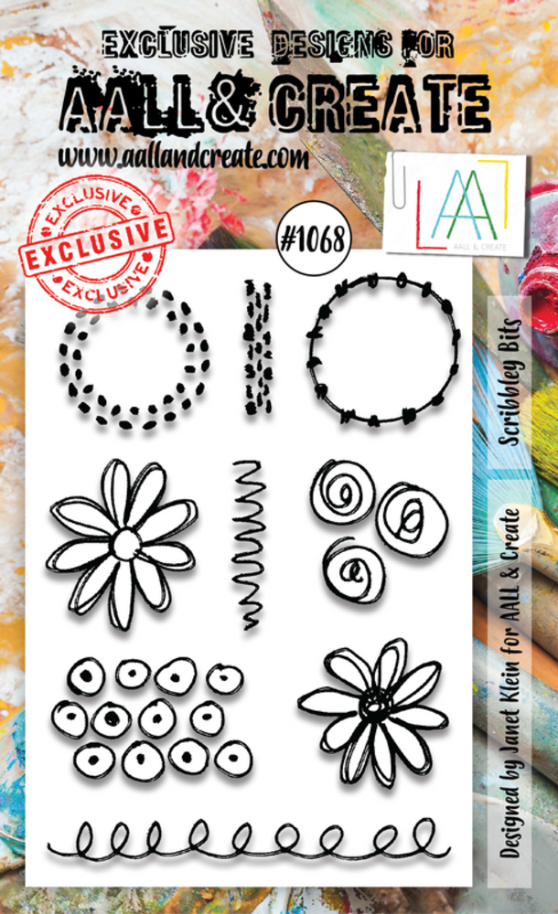 Aall and Create Stamp Set A6 Scribbley Bits (AALL-TP-1068) (DISCONTINUED) Aall and Create Stamp Set A6 Scribbley Bits (AALL-TP-1068) (DISCONTINUED)
