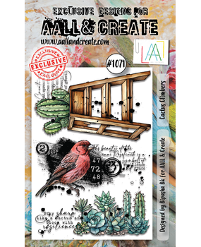 Aall and Create Stamp Set A6 Cactus Climbers (AALL-TP-1071) (DISCONTINUED)