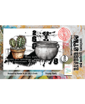 Aall and Create Stamp Set A7 Prickly Plants (AALL-TP-1075) (DISCONTINUED)