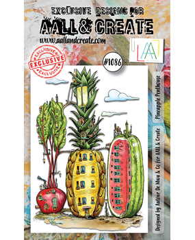 Aall and Create Stamp Set A6 Pineapple Penthouse (AALL-TP-1086) (DISCONTINUED)