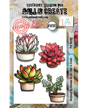 Aall and Create Stamp Set A7 Pot Party (AALL-TP-1090) (DISCONTINUED)