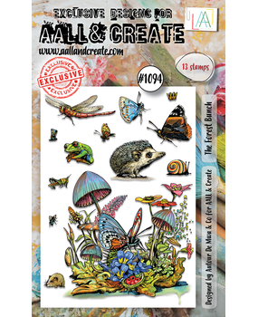 Aall and Create Stamp Set A6 The Forest Bunch (AALL-TP-1094) (DISCONTINUED)