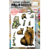 Aall and Create Stamp Set A7 Grizzly Heights (AALL-TP-1097) (DISCONTINUED)