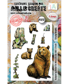 Aall and Create Stamp Set A7 Grizzly Heights (AALL-TP-1097) (DISCONTINUED)