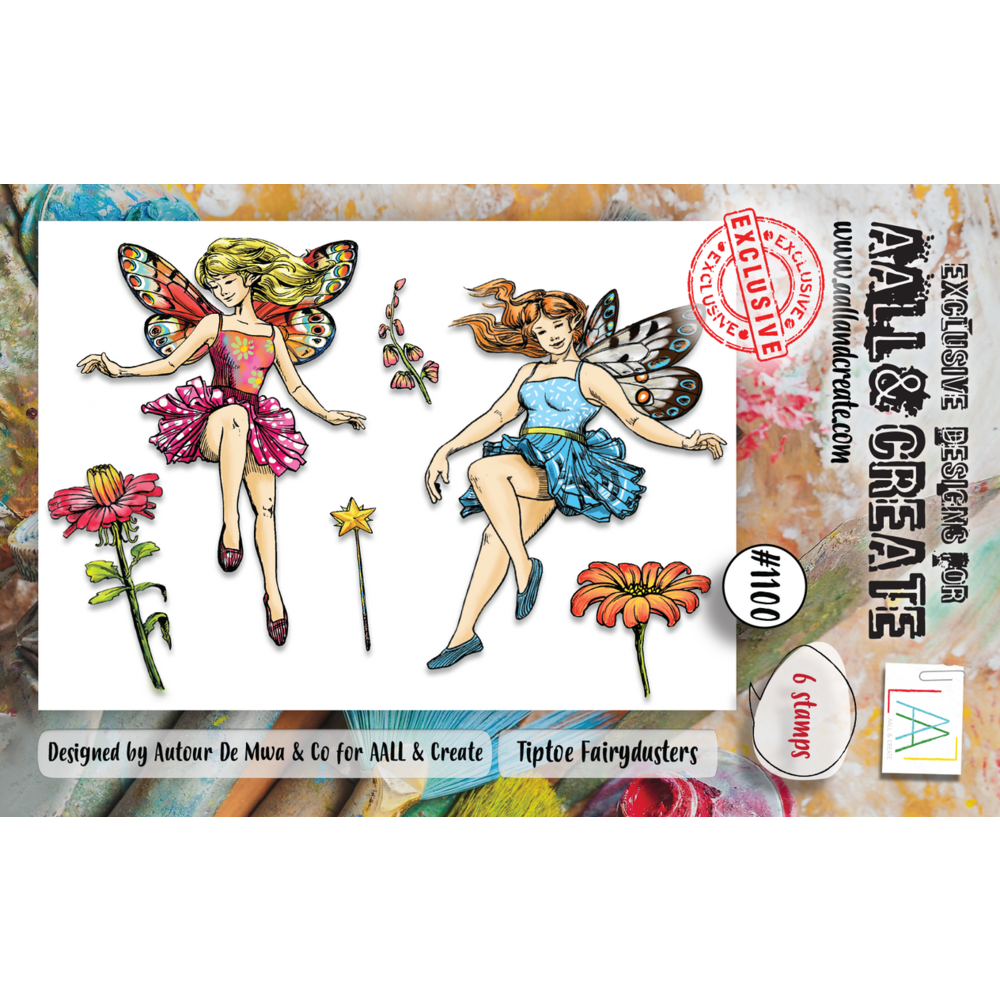 Stamp Set A7 Tiptoe Fairydusters AALL TP 1100 Craftlines B V stamp-set-a7-tiptoe-fairydusters-aall-tp-1100-craftlines-b-v