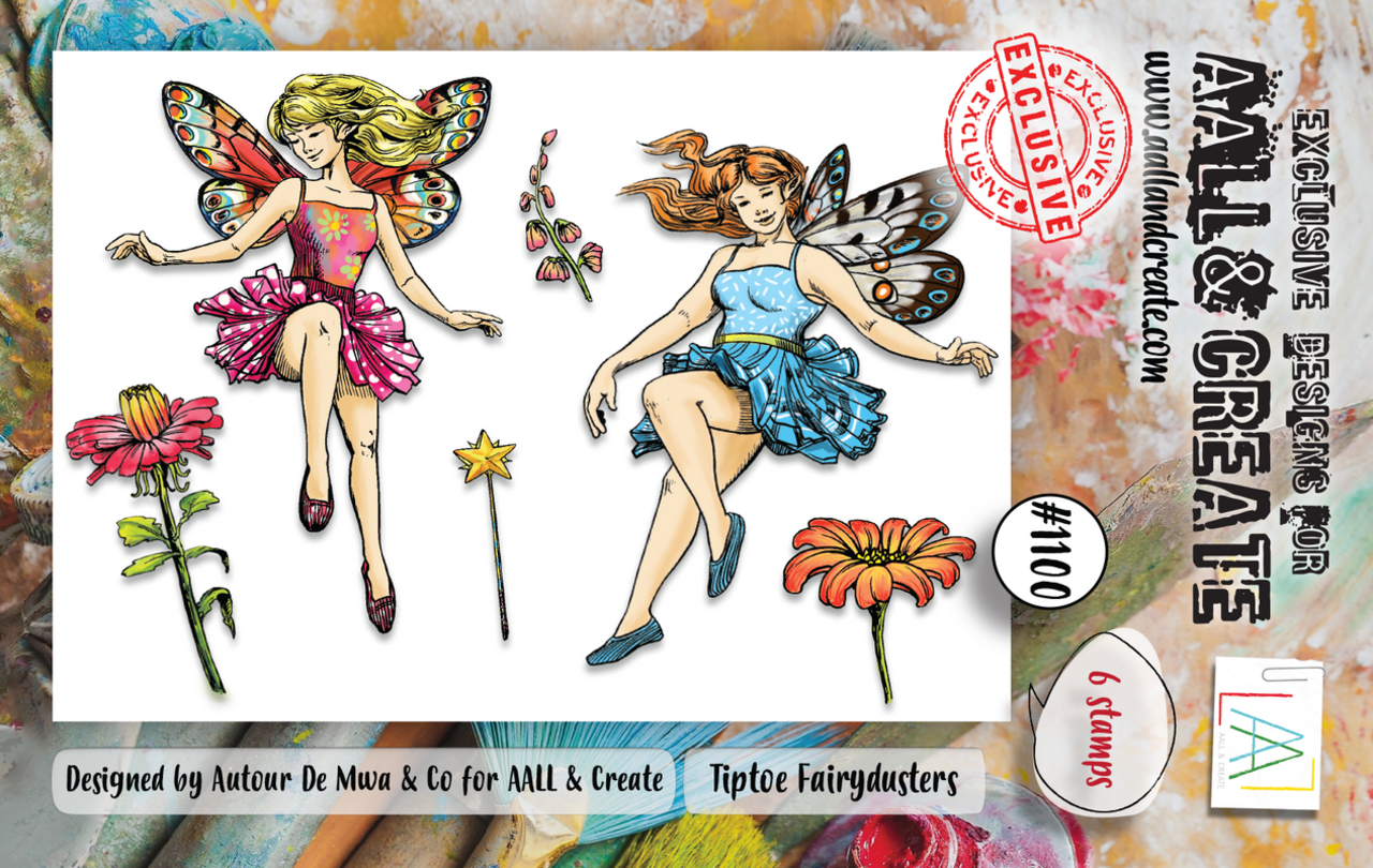 Aall and Create Stamp Set A7 Tiptoe Fairydusters (AALL-TP-1100) (DISCONTINUED) Aall and Create Stamp Set A7 Tiptoe Fairydusters (AALL-TP-1100) (DISCONTINUED)
