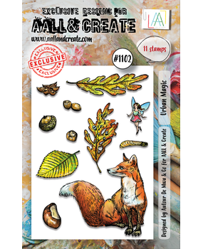 Aall and Create Stamp Set A7 Urban Magic (AALL-TP-1102) (DISCONTINUED)