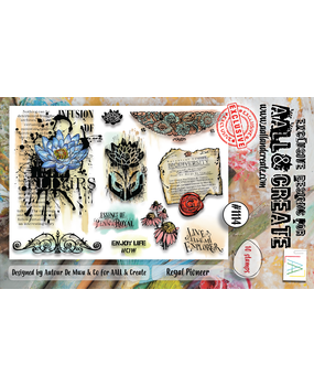 Aall and Create Stamp Set A6 Regal Pioneer (AALL-TP-1114) (DISCONTINUED)