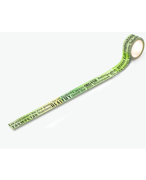Aall and Create Washi Tape 20mm 10m Eat Your Greens (AALL-MT-085) (DISCONTINUED)