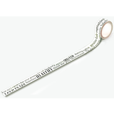 Aall and Create Washi Tape 20mm 10m Healthy Lettering (AALL-MT-086) (DISCONTINUED)