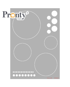 Pronty Crafts Stencil A4 Circles (470.806.034) (OUTLET)