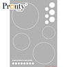 Pronty Crafts Stencil A4 Circles (470.806.034) (OUTLET)