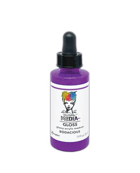 Ranger Dina Wakley MEdia Gloss Dropper Style Bodacious 1.9 fl oz (MDO82897) Ranger Dina Wakley MEdia Gloss Dropper Style Bodacious 1.9 fl oz (MDO82897)