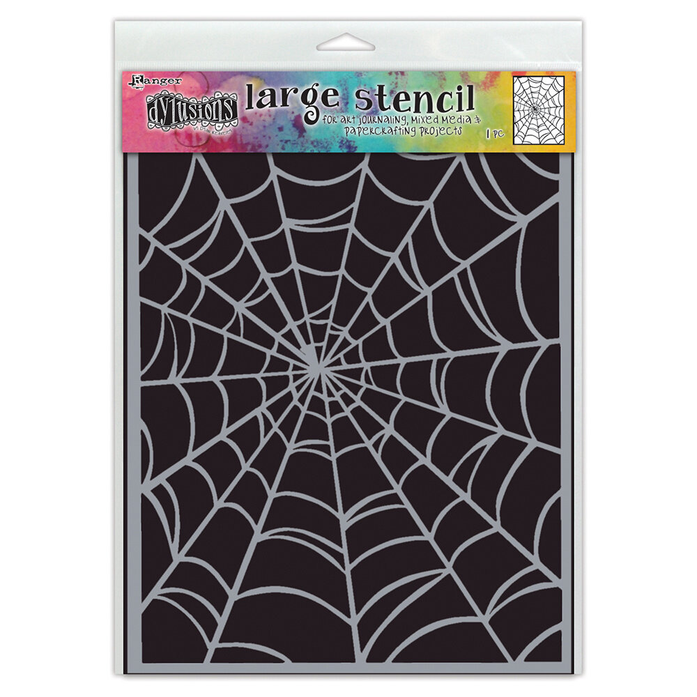 Ranger Dyan Reaveley Dylusions Stencil L Webs (DYS85102) (DISCONTINUED) Ranger Dyan Reaveley Dylusions Stencil L Webs (DYS85102) (DISCONTINUED)