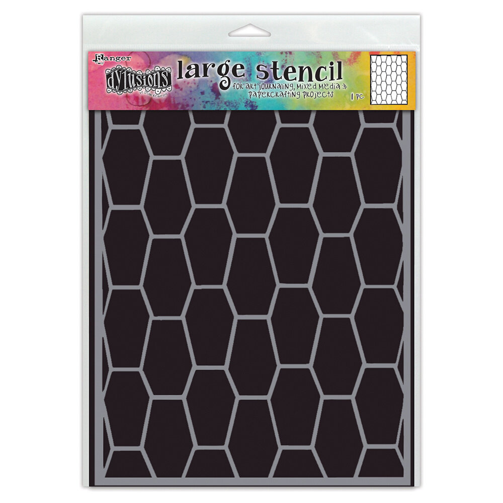 Ranger Dyan Reaveley Dylusions Stencil L Coffins (DYS85027) (DISCONTINUED) Ranger Dyan Reaveley Dylusions Stencil L Coffins (DYS85027) (DISCONTINUED)