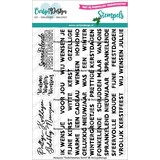 CarlijnDesign Stempels Onderteksten Kerst (CDST-0111) (DISCONTINUED)