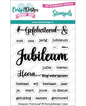 CarlijnDesign Stempels Jubileum (CDST-0112) (DISCONTINUED)