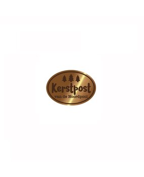 CarlijnDesign Wax Seal Stamp Kerstpost Ovaal (CDWX-0024) (DISCONTINUED)