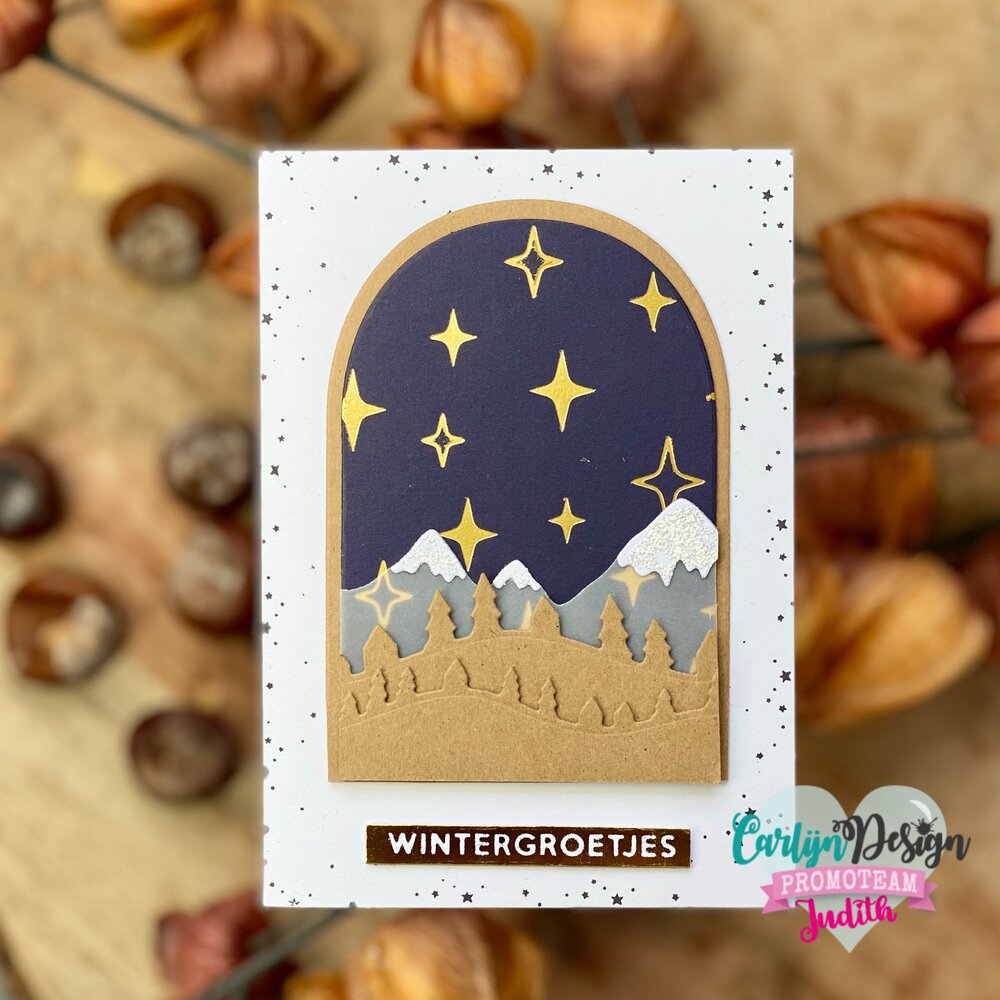 CarlijnDesign Hot Foil A6 Twinkel Sterren (CDHF-0038) CarlijnDesign Hot Foil A6 Twinkel Sterren (CDHF-0038)