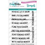 CarlijnDesign Stempels Snowglobe Teksten (CDST-0109) (DISCONTINUED)