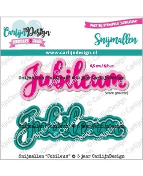 CarlijnDesign Snijmallen Jubileum (CDSN-0241) (DISCONTINUED)