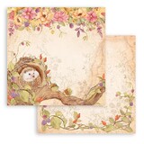 Stamperia Woodland Hedgehog 12x12 Inch Paper Sheets (10pcs) (SBB961) (DISCONTINUED)
