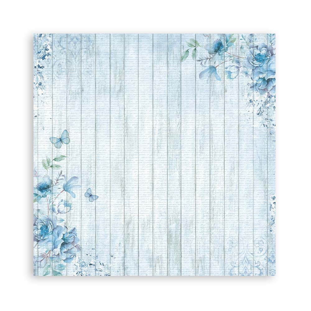 Stamperia Blue and Roseland 12x12 Inch Fabric Sheets (4pcs) (SBPLT15) (DISCONTINUED) Stamperia Blue and Roseland 12x12 Inch Fabric Sheets (4pcs) (SBPLT15) (DISCONTINUED)