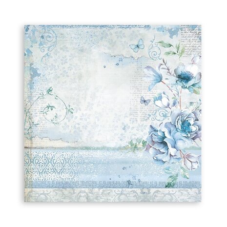 Stamperia Blue and Roseland 12x12 Inch Fabric Sheets (4pcs) (SBPLT15) (DISCONTINUED) Stamperia Blue and Roseland 12x12 Inch Fabric Sheets (4pcs) (SBPLT15) (DISCONTINUED)