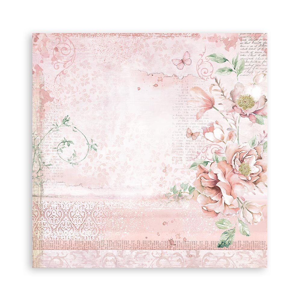 Stamperia Blue and Roseland 12x12 Inch Fabric Sheets (4pcs) (SBPLT15) (DISCONTINUED) Stamperia Blue and Roseland 12x12 Inch Fabric Sheets (4pcs) (SBPLT15) (DISCONTINUED)