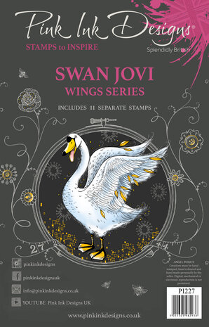 Pink Ink Designs Swan Jovi A5 Clear Stamps (PI227) (OUTLET) Pink Ink Designs Swan Jovi A5 Clear Stamps (PI227) (OUTLET)