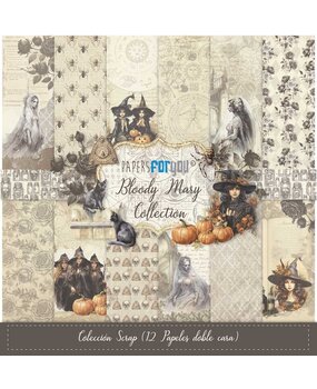 Papers For You Bloody Mary Scrap Paper Pack (12pcs) (PFY-12548) (DISCONTINUED)