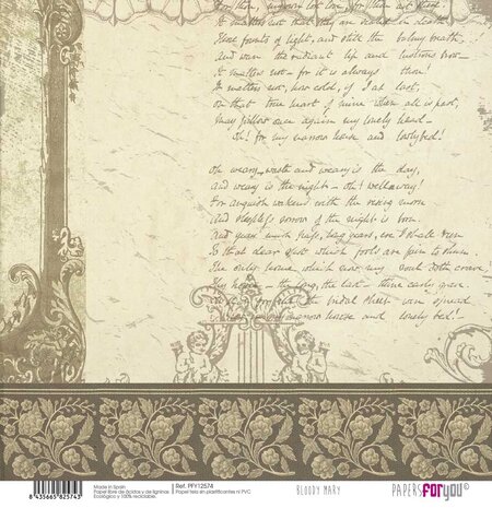 Papers For You Bloody Mary Canvas Scrap Pack (8pcs) (PFY-12567) (DISCONTINUED) Papers For You Bloody Mary Canvas Scrap Pack (8pcs) (PFY-12567) (DISCONTINUED)