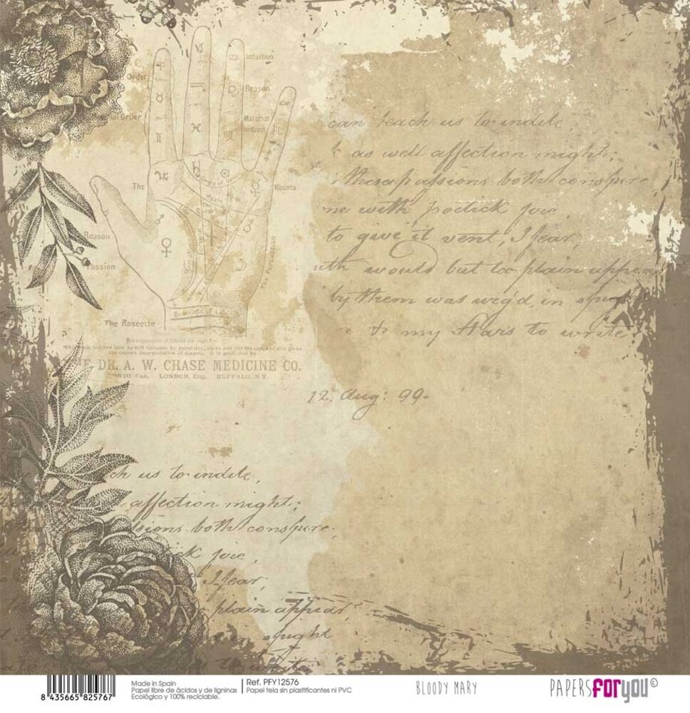 Papers For You Bloody Mary Canvas Scrap Pack (8pcs) (PFY-12567) (DISCONTINUED) Papers For You Bloody Mary Canvas Scrap Pack (8pcs) (PFY-12567) (DISCONTINUED)