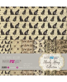 Papers For You Bloody Mary Vellum Paper Pack (6pcs) (PFY-12577) (DISCONTINUED)