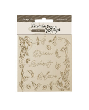 Stamperia Woodland Decorative Chips Dream (SCB193) (OUTLET)