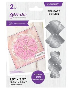 Gemini Kaleidoscope Origami Cut & Emboss Elements Die Delicate Doilies (CC-DCE-MD-DEDO) (DISCONTINUED)