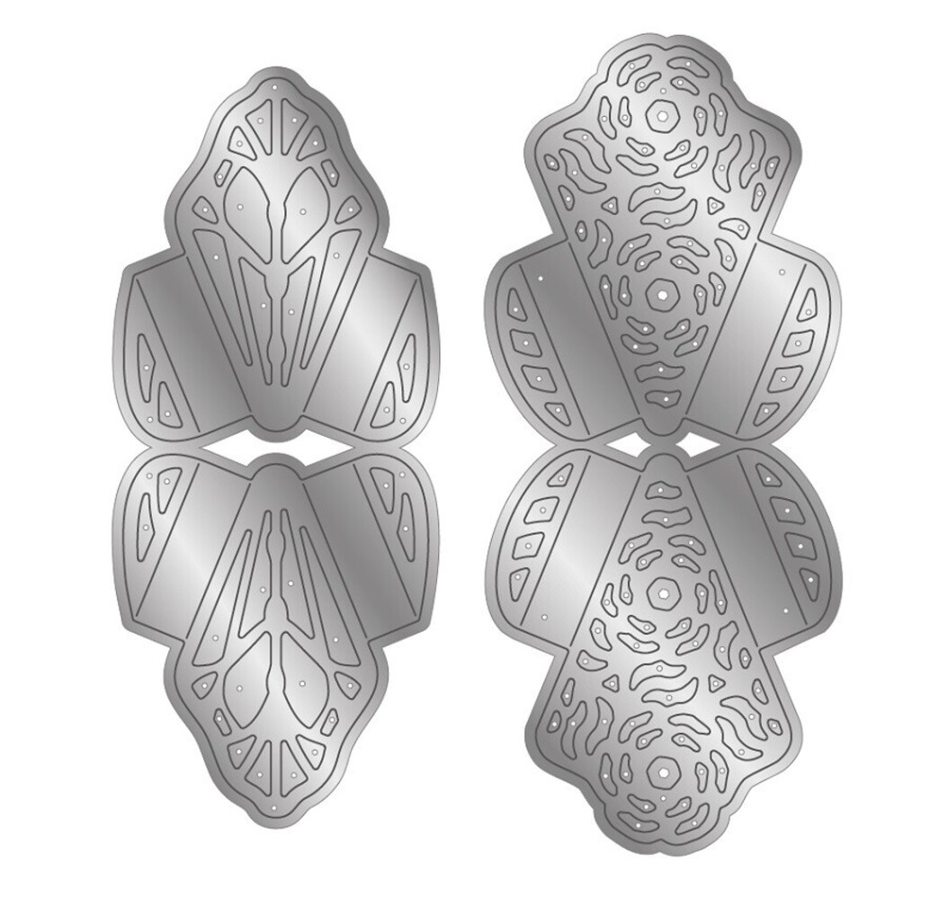 Gemini Kaleidoscope Origami Cut & Emboss Elements Die Flourishing Florals (CC-DCE-MD-FLFL) (DISCONTINUED) Gemini Kaleidoscope Origami Cut & Emboss Elements Die Flourishing Florals (CC-DCE-MD-FLFL) (DISCONTINUED)